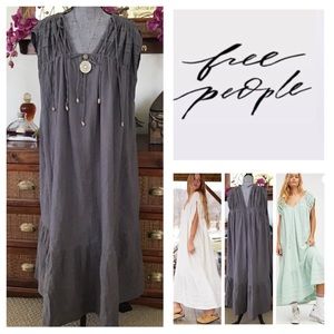 Free People In The Mood For This Midi Dress. EUC.